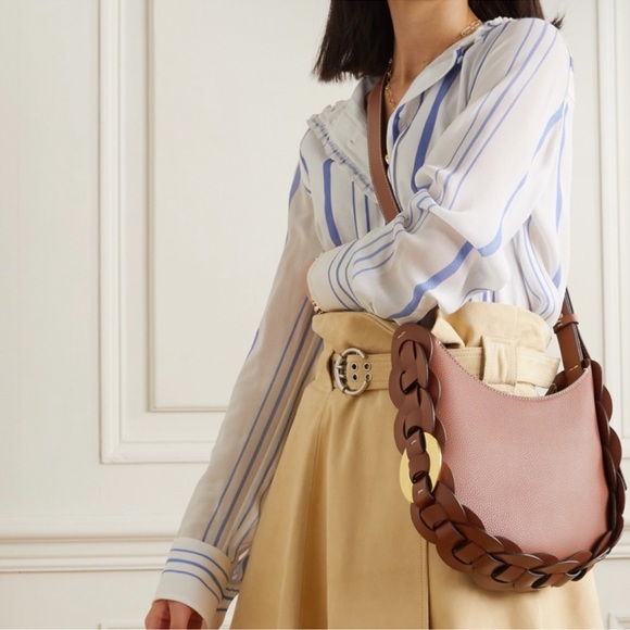 LNWOT Chloe Darryl Small Hobo Crossbody in Sepia Cognac Brown - Picture 2 of 14